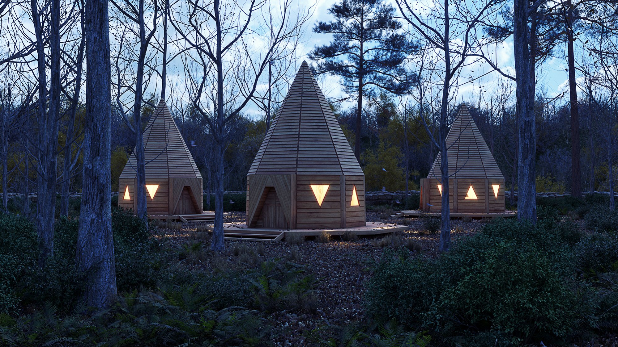 Forest Cabin Walkthrough by Hamidreza Goli