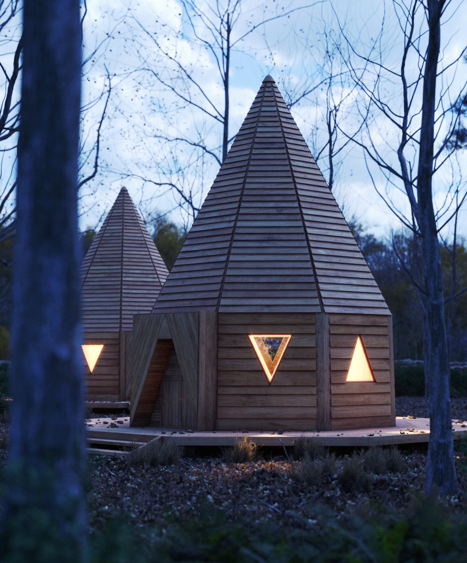 Forest Cabin Walkthrough by Hamidreza Goli